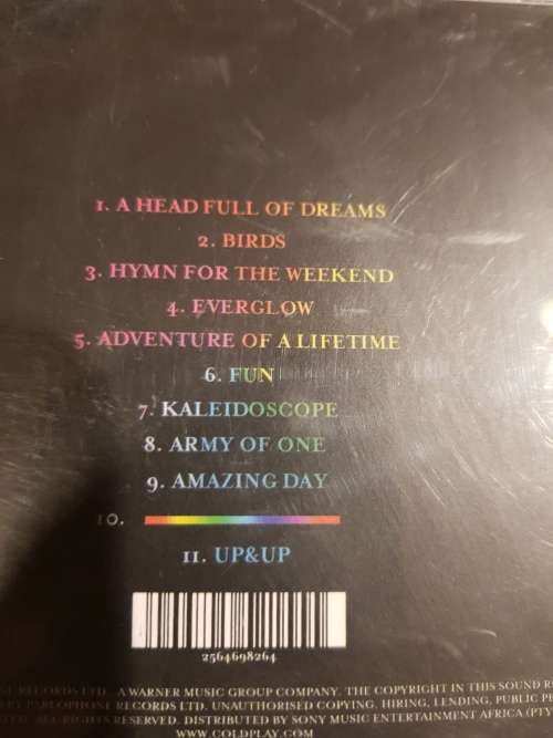 Coldplay, A Head Full Of Dreams CD