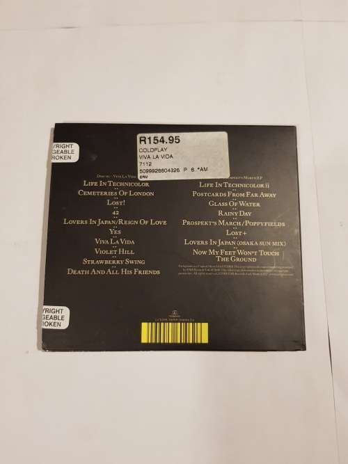 Coldplay, Viva La Vida & Prospects March, 2 x CD
