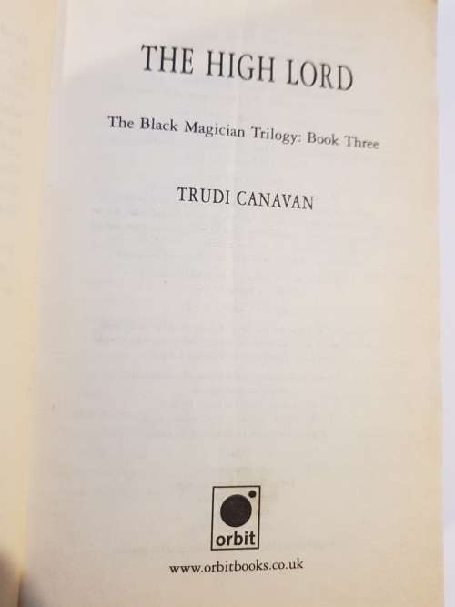 The Highlord, The Black Magician Trilogy Book Three by Trudi Canavan