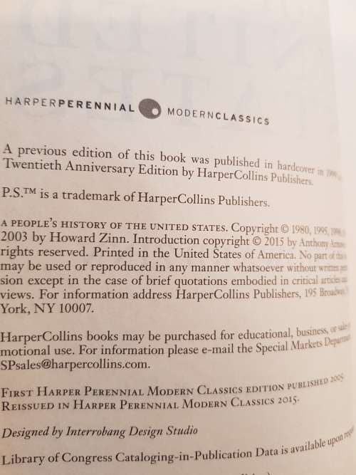 A People`s History of the United States by Howard Zinn