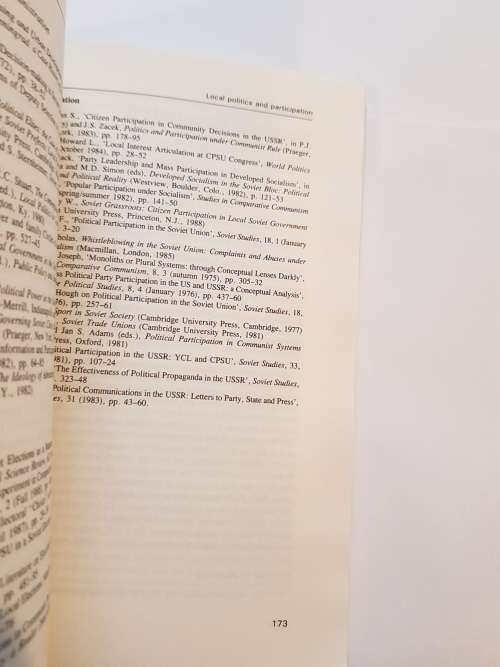 Soviet Politics, An Introduction by Richard Sakwa