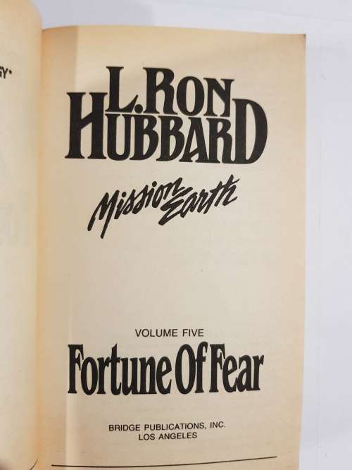 L. Ron Hubbard, Fortune of Fear, Mission Earth Volume 5