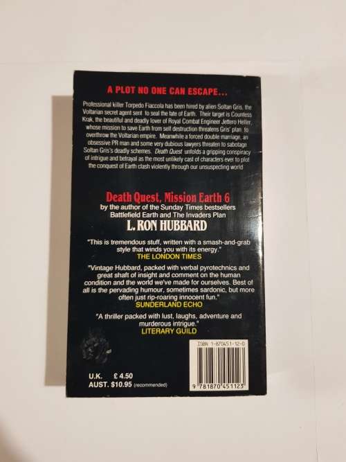 L. Ron Hubbard, Death Quest, Mission Earth Volume 6