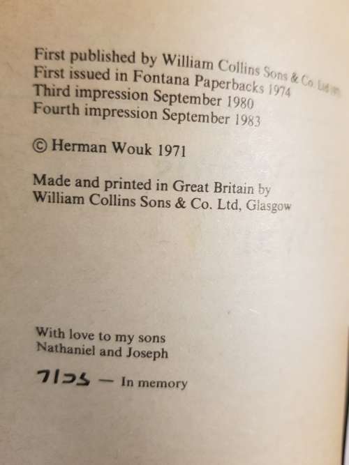 The Winds of War by Herman Wouk