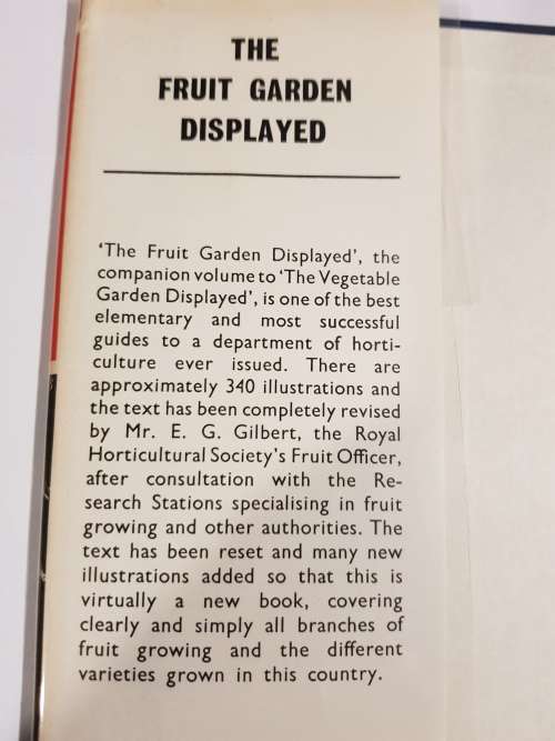 The Fruit Garden Displayed, The Royal Horticultural Society, Geoffrey Bles, 1965