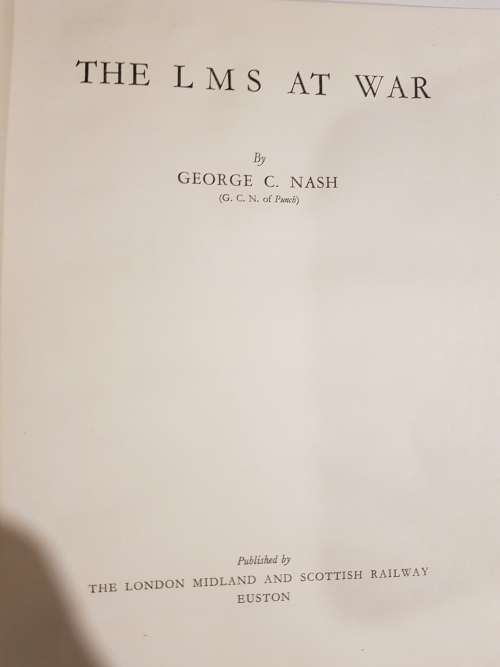 The LMS At War by George C. Nash, 1946