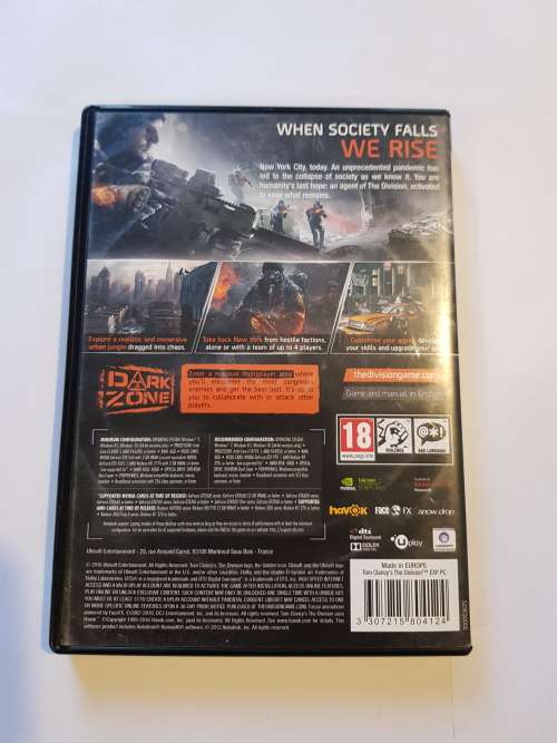 Tom Clancy`s The Division PC DVD