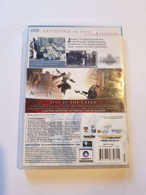 Assassin`s Creed/Assassin`s Creed II PC DVD