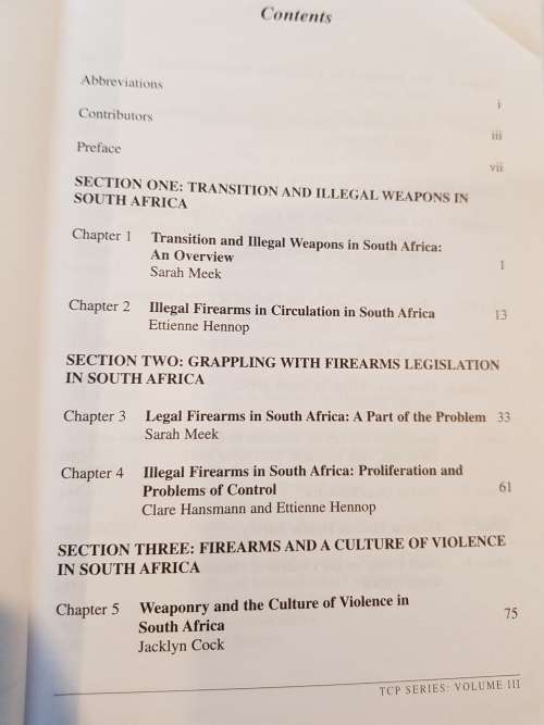 Society Under Siege, Licit Responses to Illicit Arms, Volume II