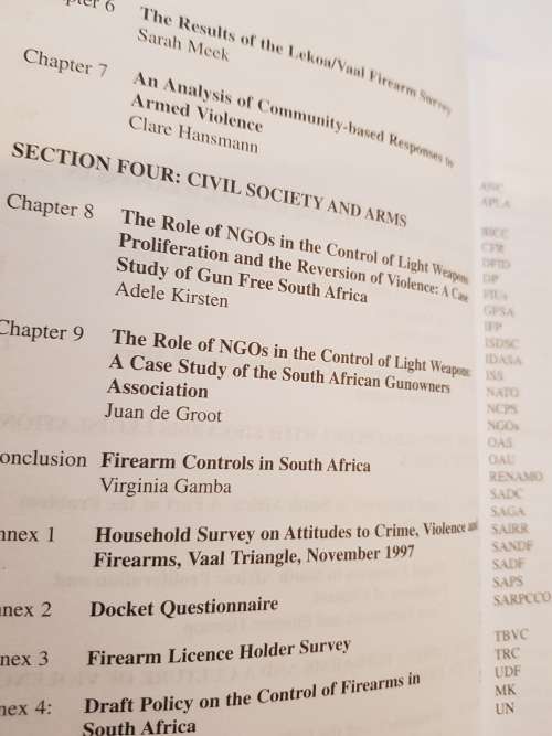 Society Under Siege, Licit Responses to Illicit Arms, Volume II