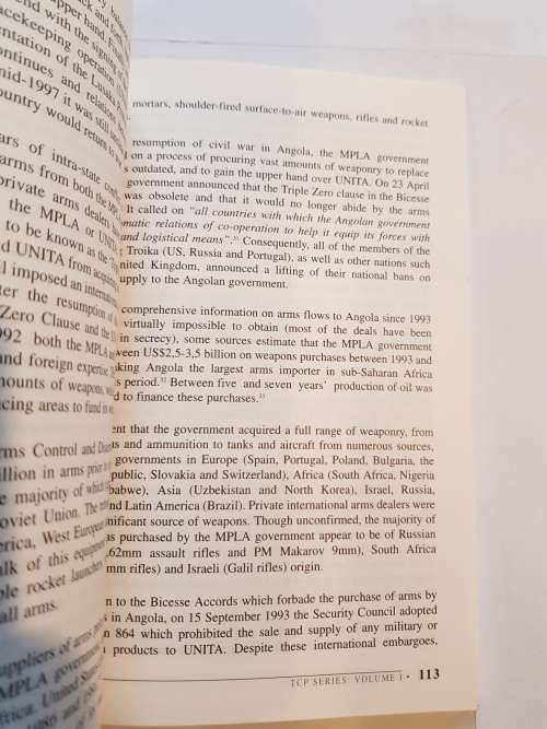 Society Under Siege, Crime, Violence and Illegal Weapons, Volume I