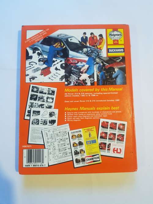 Rover 213 & 216, 1984-1989, Owners Workshop Manual, Haynes