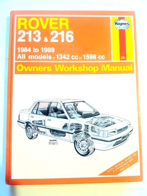 Rover 213 & 216, 1984-1989, Owners Workshop Manual, Haynes