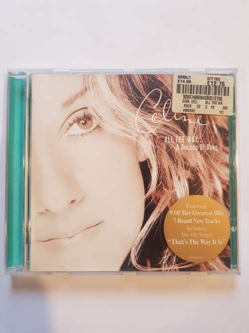 Celine Dion, All The Way...A Decade of Song CD, UK Import