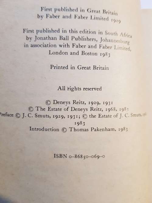 Commando, A Boer Journal of the Boer War by Deneys Reitz