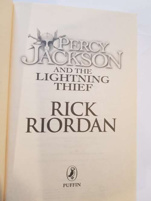 Percy Jackson and the Lightning Thief by Rick Riordan