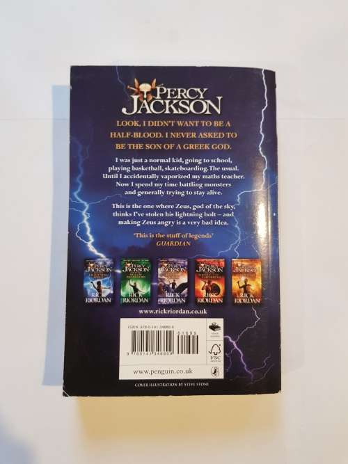 Percy Jackson and the Lightning Thief by Rick Riordan