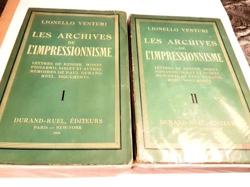 Les Archives De L`Impressionnisme: Lettres de Renoir, Monet, Pissarro, Sisley et Autres. Memoires de