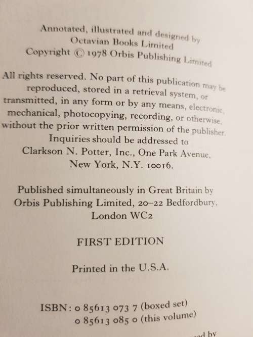 The Annotated Shakespeare by A.L. Rowse, Complete Works Illustrated in 3 Volumes, 1978 First Edition