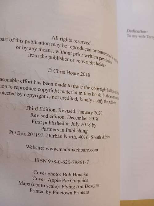 Mad Mike Hoare: The Legend, A Biography by Chris Hoare, Signed