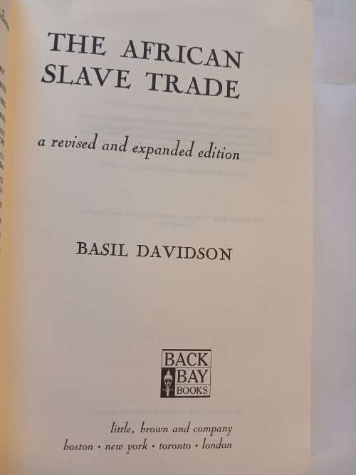 The African Slave Trade by Basil Davidson