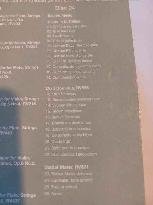 Simply Vivaldi, 4 CD`s of Musical Genius, Boxset