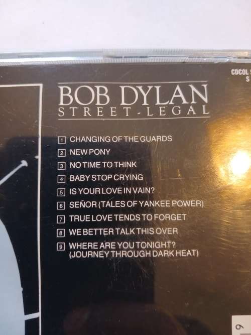 Bob Dylan, Street Legal CD