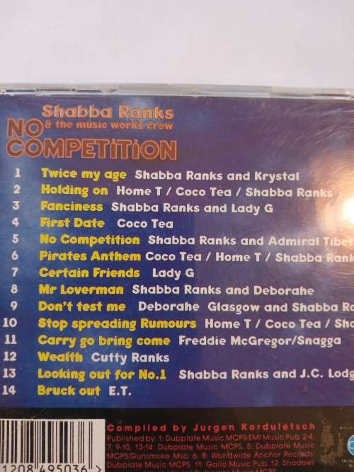 Shabba Ranks & the Music Works Crew, No Competition CD