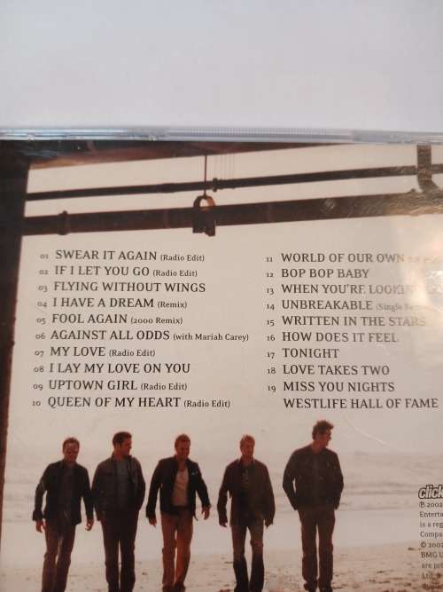 Westlife, Unbreakable Vol. 1, The Greatest Hits CD