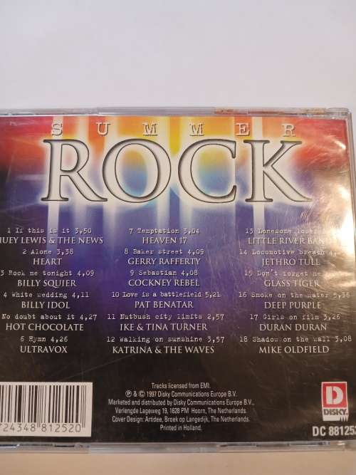 Summer Rock, Various, Walking on Sunshine CD