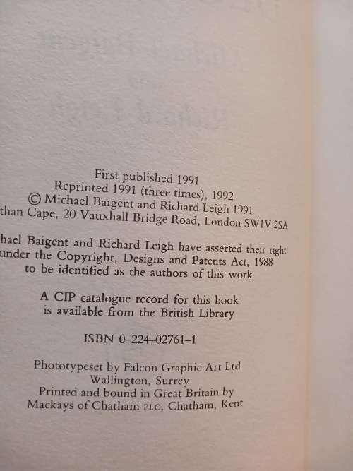 The Dead Sea Scrolls Deception by Michael Baigent and Richard Leigh