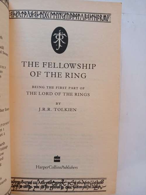 The Lord of the Rings, Part One, The Fellowship of the Ring by J.R.R. Tolkien