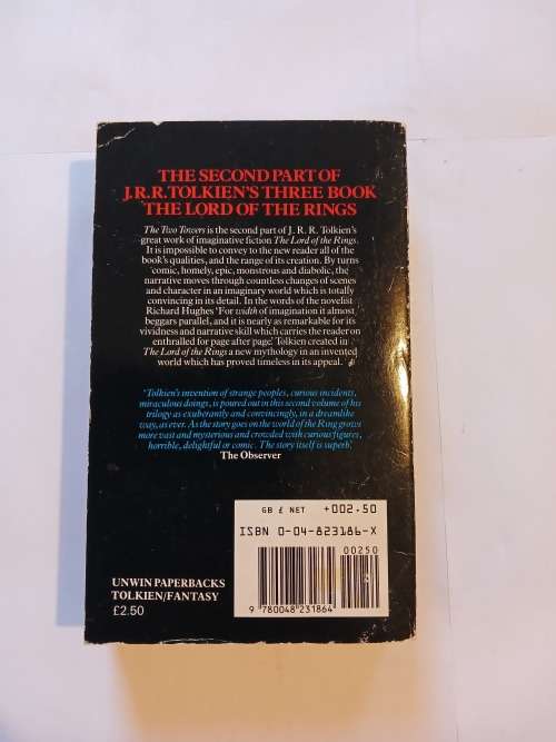 The Two Towers, The Second Part of The Lord of the Rings by J.R.R. Tolkien