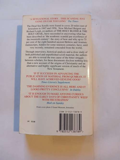 The Dead Sea Scrolls Deception by Michael Baigent and Richard Leigh