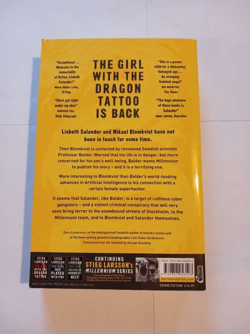 The Girl in the Spider`s Web by David Lagercrantz