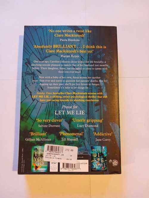 Let Me Lie by Clare Mackintosh