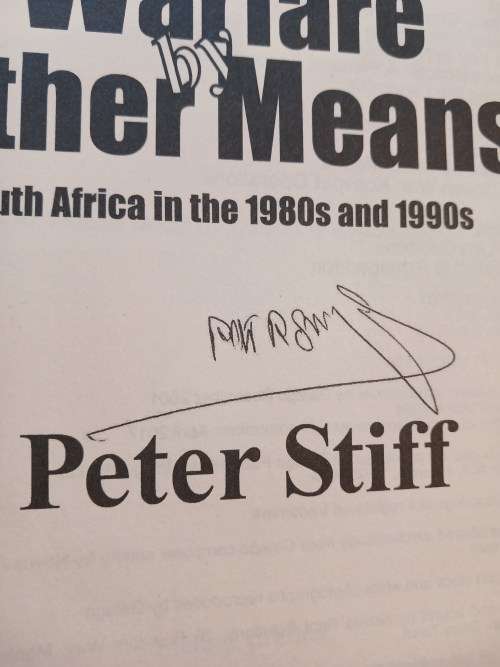 Warefare By Other Means by Peter Stiff, Signed