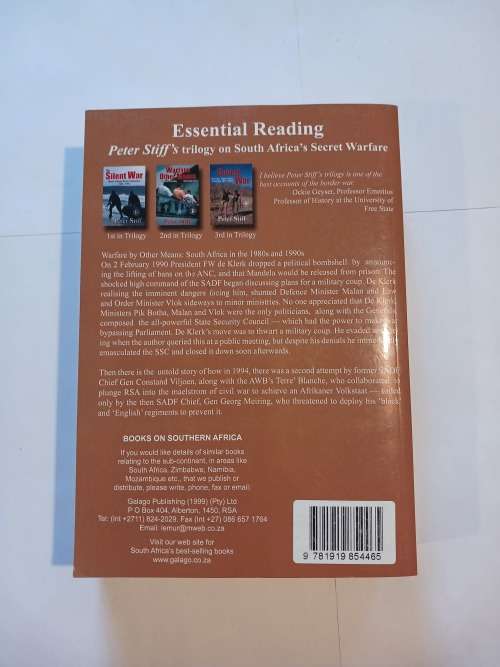 Warefare By Other Means by Peter Stiff, Signed