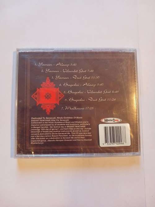 Indian Classical Music, On Sitar & Tubla, Basant Panchami CD, New