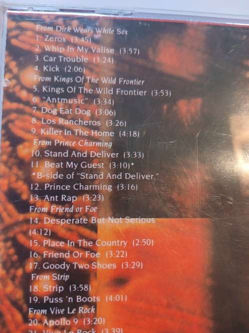 Adam Ant, Antics in the Forbidden Zone CD
