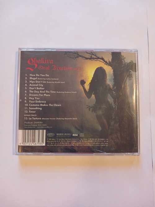 Shakira, Oral Fixation Vol. 2, CD