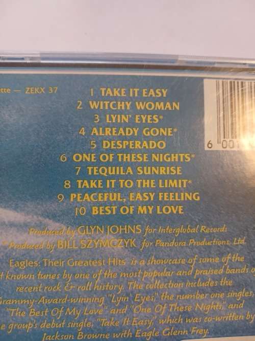 Eagles, Their Greatest Hits CD