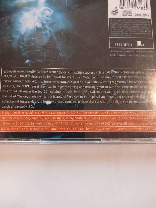 Men At Work, Contraband, The Best Of CD