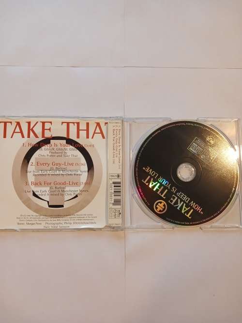 Take That, How Deep Is Your Love CD Single, Australia
