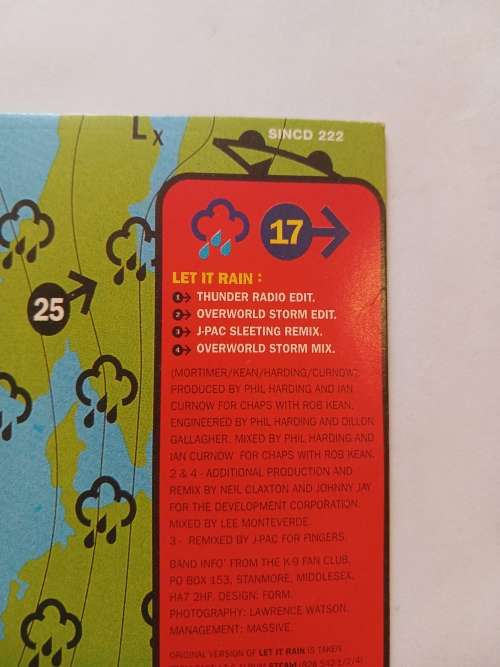 East 17, Let it Rain CD Single