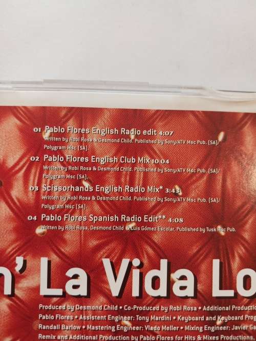 Ricky Martin, Livin` La Vida Loca CD Single
