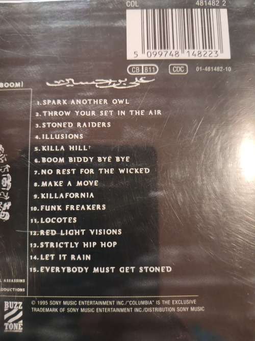 Cypress Hill III (Temples of Boom) edited CD, Austria