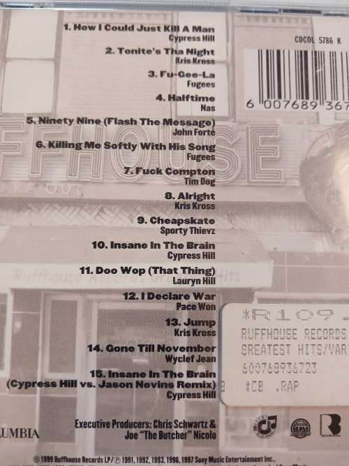 Ruffhouse Records, Greatest Hits CD
