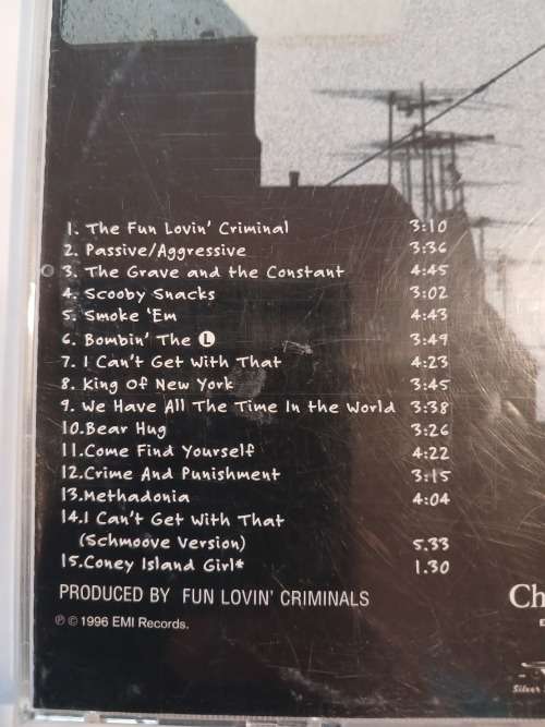 Fun` Lovin` Criminals, Come Find Yourself CD, Europe