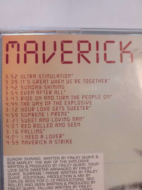 Finley Quaye, Maverick A Strike CD